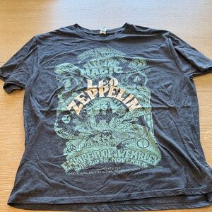 Gray Led Zeppelin Graphic T-Shirt XL